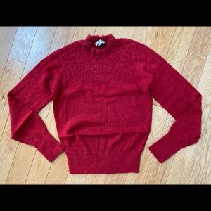 & Other Stories wool&alpaca red sweater